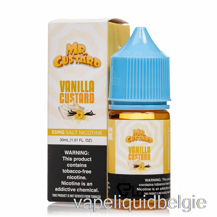 Vape België Vanillevla - Mr Custard Salts - 30ml 50mg